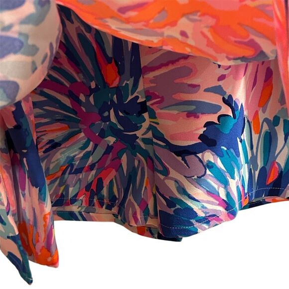 Lilly Pulitzer Women's Floral Dress Size 8 Multicolor Resort Wear - Picture 4 of 16